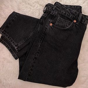 ZARA BLACK MOM JEANS